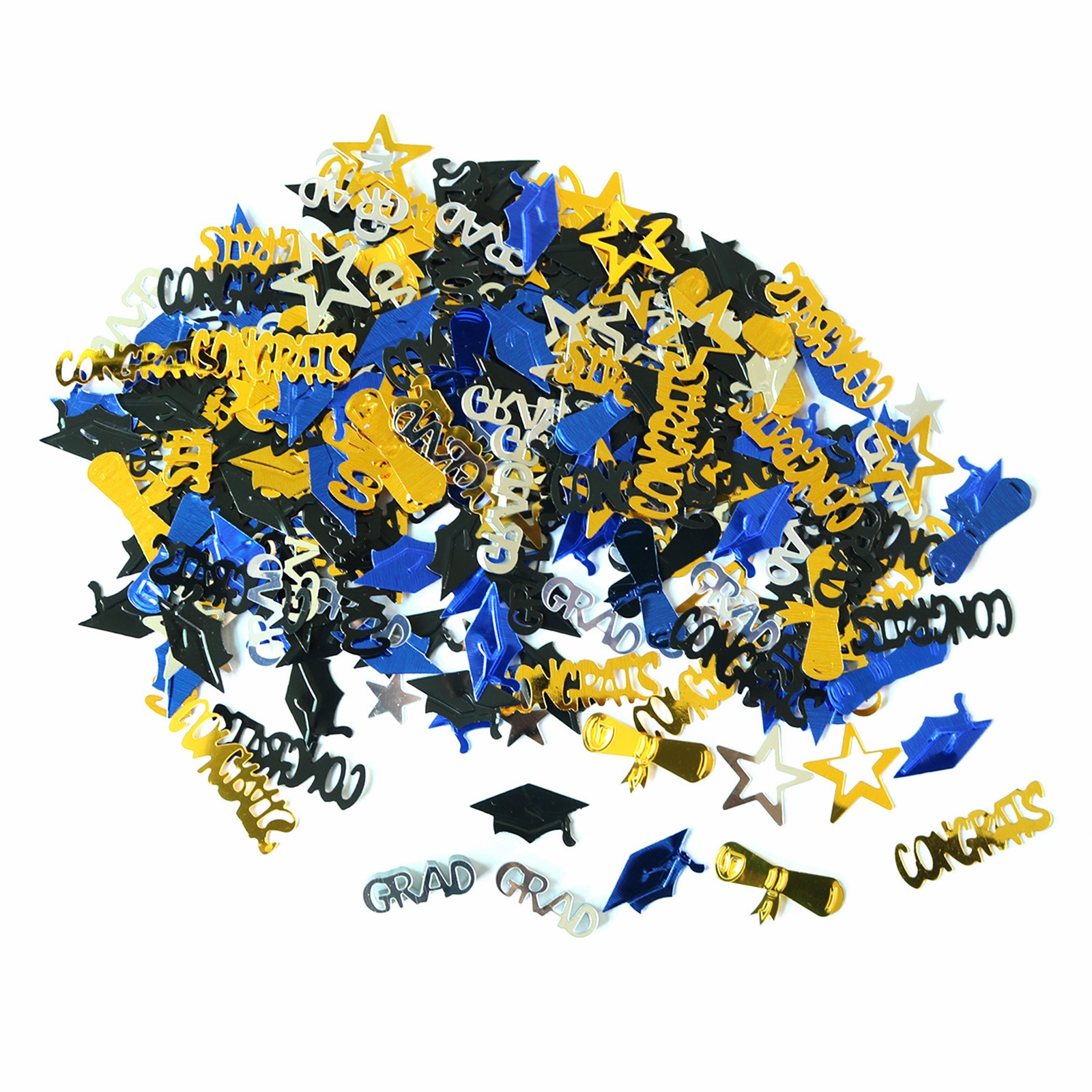 thumbnail image 2 of Felicidades, Graduado. Confeti De Graduación 2023. Paquete De 1000. Decoraciones De Graduación En Azul Y Dorado. Promoción De 2023. Centros De Mesa Para Graduación 2023. Decoraciones Para Fiesta De, 2 of 2